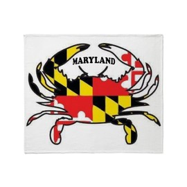 CafePress Maryland Crab Throw Blanket Super Soft Fleece Plush Throw Blanket, 60"x50"