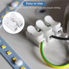 80 Pcs CH2 Electrical Connectors Block,Push Fit Electric Wire Connectors
