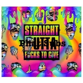 Unbranded 20oz Sublimation Tumbler Wrap Straight Outta Ready To Press Heat Transfer