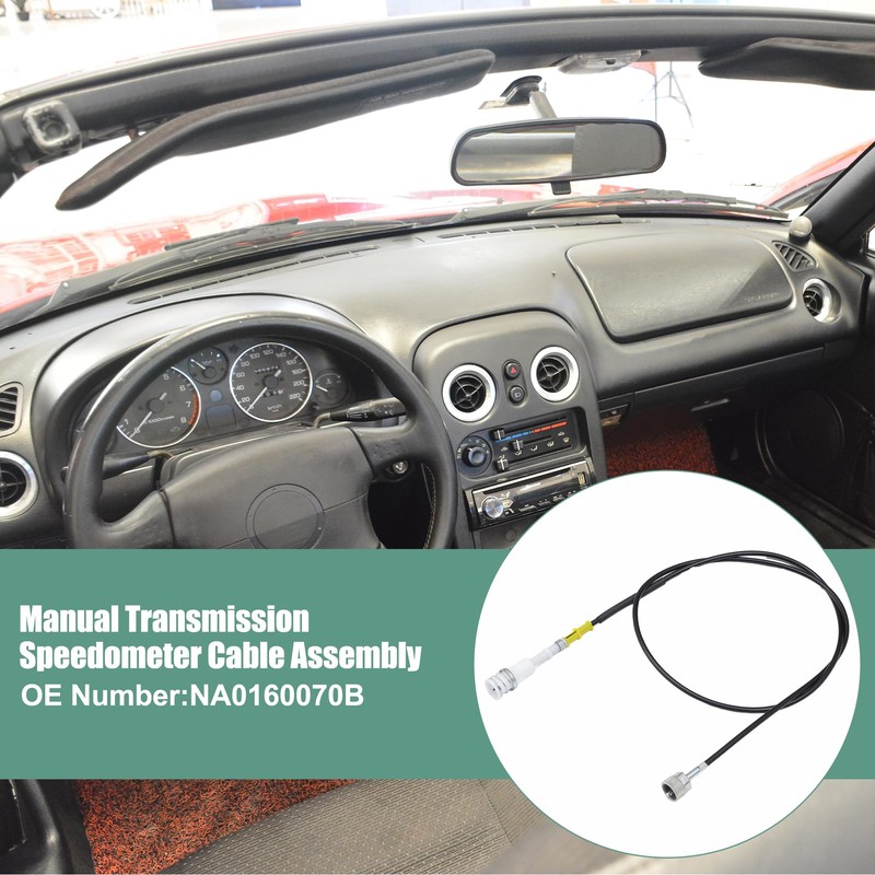 ACROPIX Manual Transmission Speedometer Cable Assembly Fit for Mazda Miata