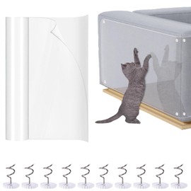 Cat Scratch Protection, 20 x 300 cm, Scratch Protection, Sofa, Cat, Transparent Scratch Protection Cat, Anti Scratch Film for Cats, Scratch Protection Door, Suitable for Sofas, Tables, Chairs or Other