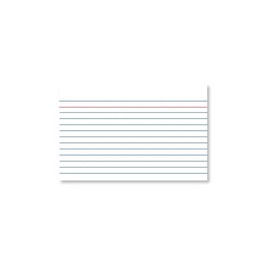 Kangaro Index Cards 100 x 150 mm Lined 190 g Pack of 100 Sheets