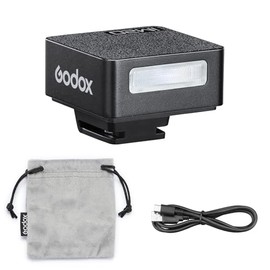 Godox iM20 Mini Flash for Camera, Flash Manual 440 Full-Power Flashes/3s Recycle Times/5 Power Level