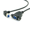 chenyang Printer Cable,USB 3.0 Type B Male to Female 90