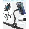 Dosvsi Z Fold Exercise Bike Holder, Metal Gooseneck - Spin