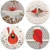 Charley Harper Cardinals Absorbent Stone Coaster Set
