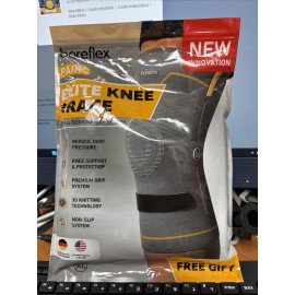 Bareflex 2-Pack XL Elite Compression Knee Brace for Women & Men, Knee Sleeves for Men Run
