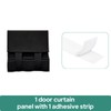 HOMEIDEAS Side Door Window Curtains, Front Door Curtains for Small