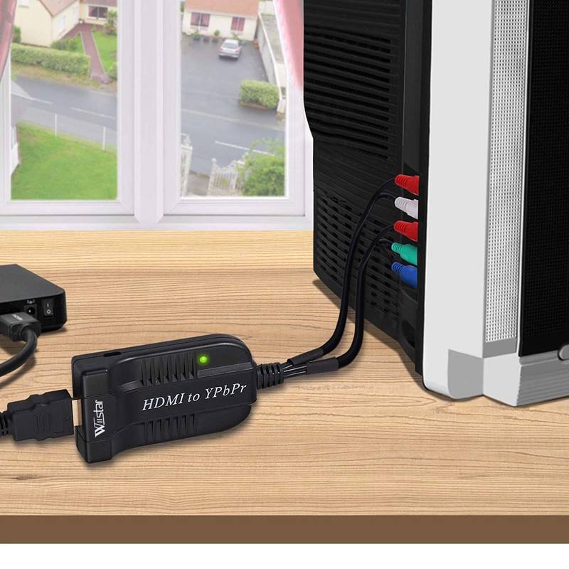 Wiistar HDMI to Component Converter, HDMI to YPbPr RGB 5RCA
