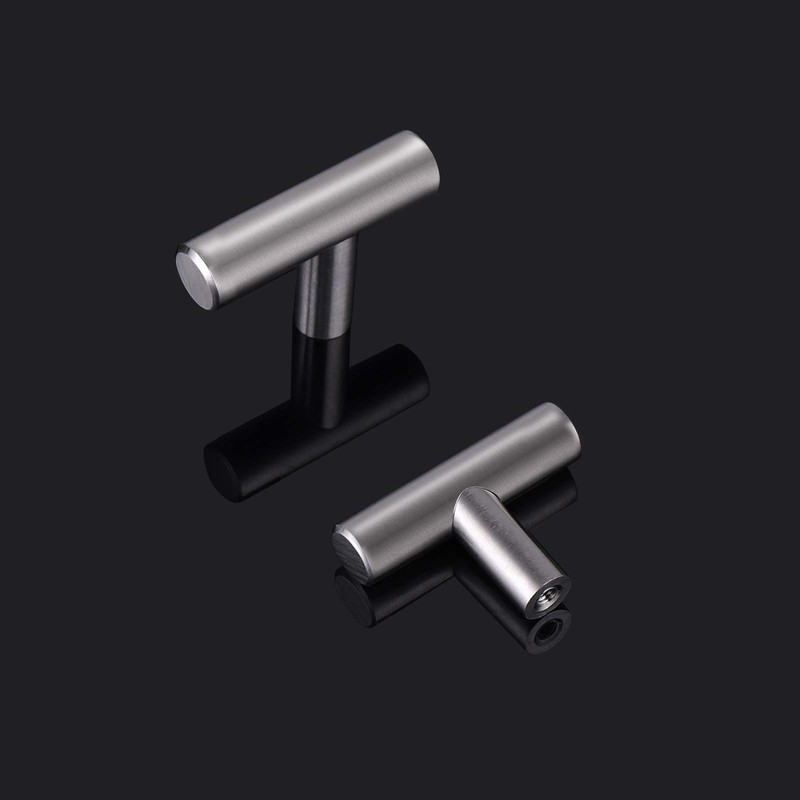 Probrico (30 Pack Cabinet Knobs 2" Overall Length Solid Stainless