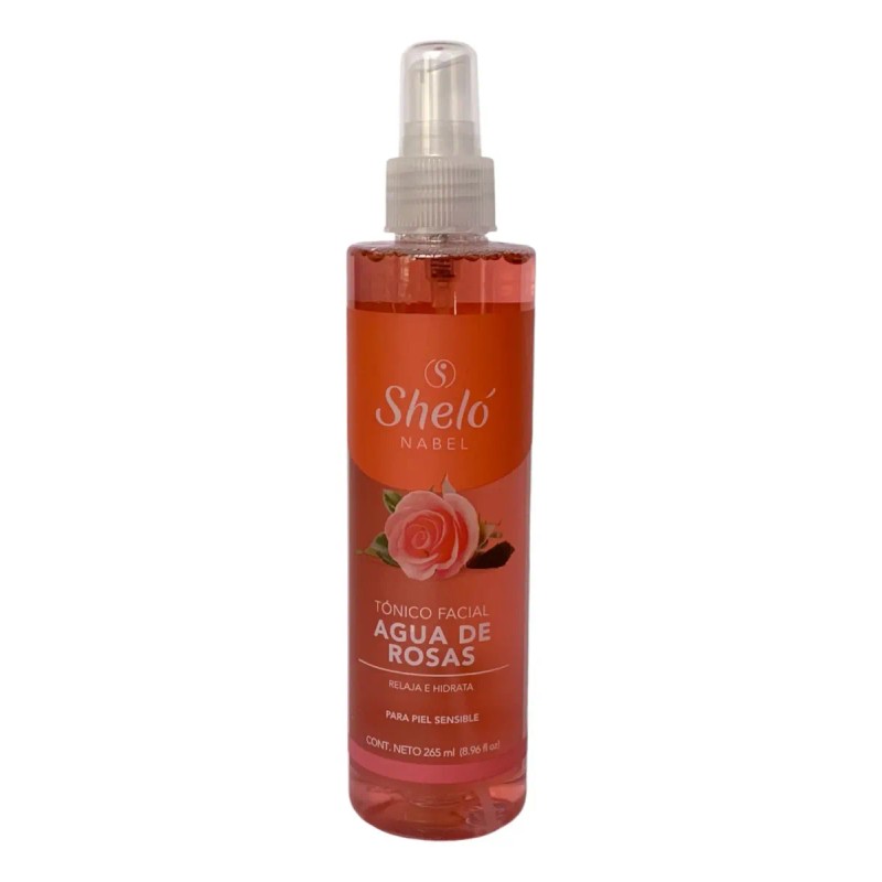 Tonico Facial Agua Rosas Shelo Nabel 265ml Piezas