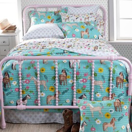 Rod's Horse Girls Daisy Pony Twin Quilt