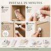 Magnetic Child Safety Cabinet Locks with Adhesive Drawer Latches