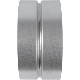 Vent Systems 6'' Inch Galvanized Steel Duct Connector - Round Ventilation Duct Extension - Metal Dryer Vent Coupler - Metal Hose Coupling - Dryer Pipe Connector