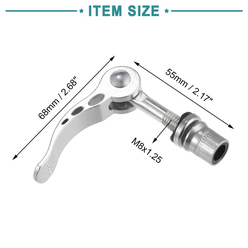 ACROPIX Universal 8mm Aluminum Alloy Bicycle Seatpost Quick Release Pin