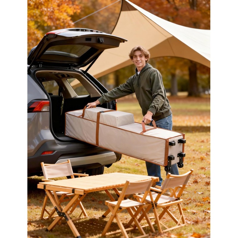 Roetelo Wheeled Canopy Tent Storage Bag for 10x10x48 Inch Pop