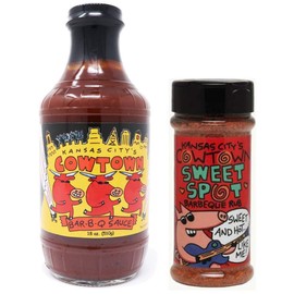 Cowtown Original BBQ Sauce and Sweet Spot Rub Combo - Kansas City Barbeque