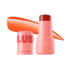 Elensilia Plush Water Jelly Lip & Cheek Tint – Juicy Grapefruit, 10g (0.35oz) | Lightweight & Buildable Tint for a Natural, Fresh Glow