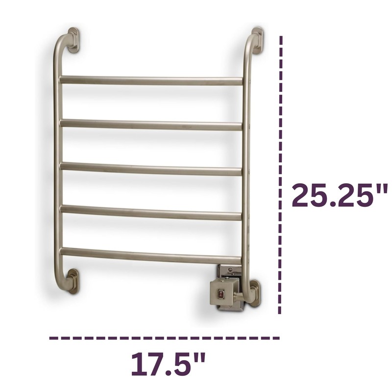 Warmrails Regent Towel Warmer - Wall Mounted Towel Warmer Rack