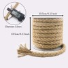 Tenn Well Braided Jute Rope, 25 Feet 11mm Thick Twine