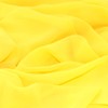 Chiffon Fabric Polyestser Sheer for Bridal Decoration 59“(1 Yard,Yellow)