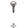 JMA MAS-7D Key Blank, Replacement for Master M3 (10-Pack)