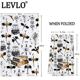 LEVLO 4th Wing Kitchen Towel Dragon Rider Gift 4th Wing Book Tea Towel Dragon Bookish Housewarming Gift (4Wing KT)