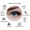 Magnetic false eyelashes,Long Lasting Reusable With Applicator,Magnetic Lashes,Natural Look No