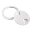 New Marine Inspektionsdeckel rund Weiß Ø 125/172 mm