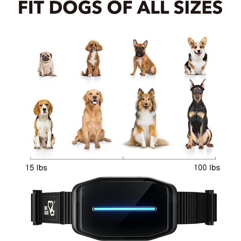 universal 10Pc Dog Bark Control Shock Collar Two Safe Training