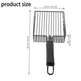 WEZCHUGHAOL cat litter scoop pet supplies cat litter scoop metal cat litter scoop cat shovel sand sieve cat shovel cat feces scoop cat spoon clearance price 0.8CM