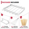 Unicook Upgraded Stainless Steel BBQ Shish Kabob Set, Large Foldable