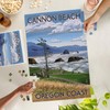 Lantern Press 1000 Piece Jigsaw Puzzle, Cannon Beach, Oregon, Oregon