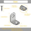 30Pcs L Bracket Right Angle Corner Braces, Stainless Steel 20x20mm