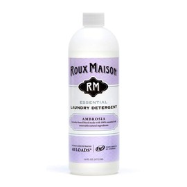 Roux Maison All Natural HE Liquid Laundry Detergent & Stain Remover, 16oz, Essential, Ambrosia