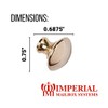 Imperial Mailbox Systems Brass Knob for Mailbox Flag