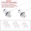 18 Pairs Silicone Ear Bud Replacement Ear Tips for in-Ear