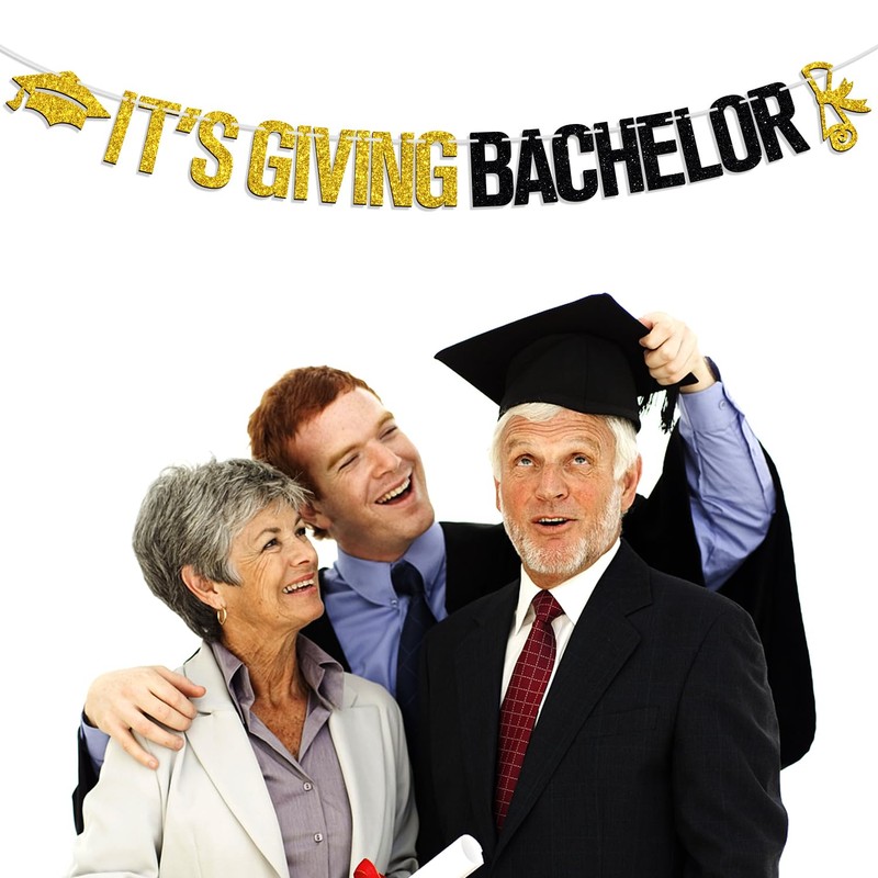 It's Giving Bachelor Banner, Congrats Grad, You Did It, Class