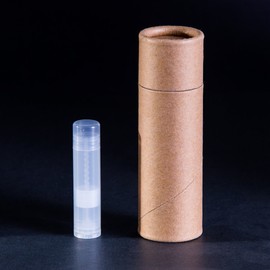 2.5 OZ Kraft Paperboard Lip Balm/Deodorant/Cosmetic/Lotion Tubes x25