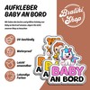 Baby on Board Sticker Car, Baby Tiger Car Sticker, Baby