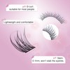 EMEDA DIY Eyelash Extensions Individual Lash Extensions Clusters 70 Pcs