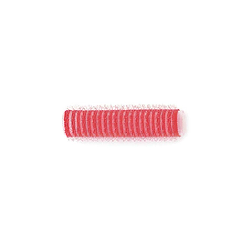 Sibel Velcro Hair Roller 13mm, Nylon, Red, Cylindrical, 1 Count