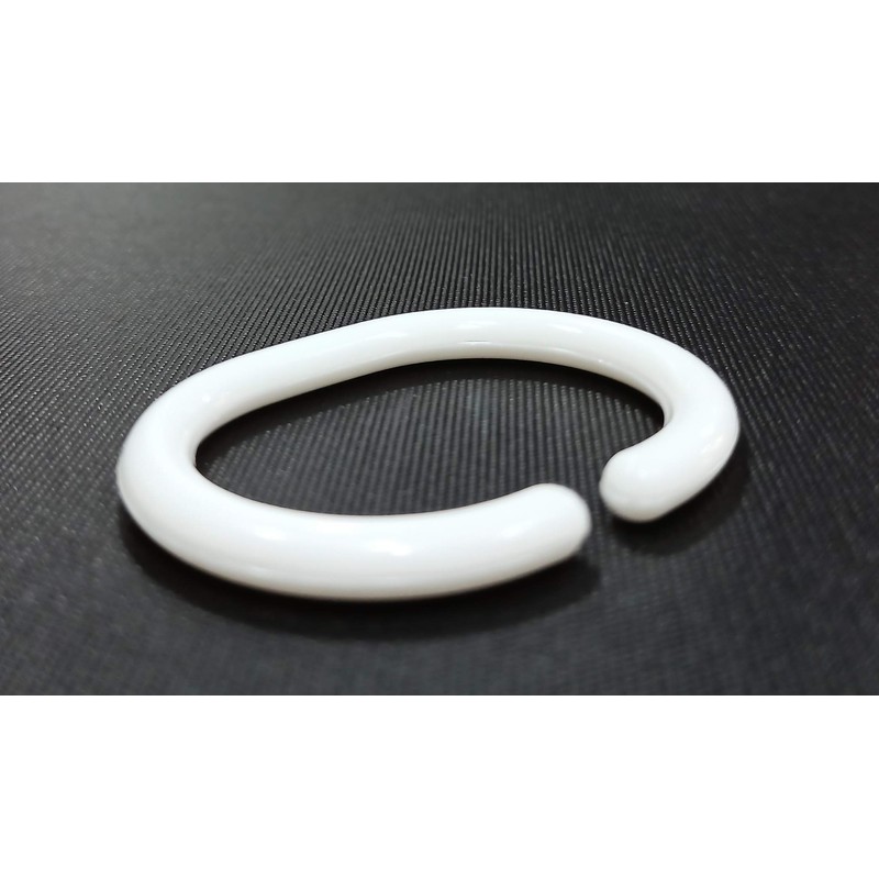 FAPBADRI - Anillos para cortina de ducha, material de plástico,
