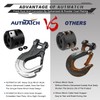 AUTMATCH Winch Hook 3/8" - Clevis Slip Hook with Safety