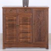 Tiazza 4 Pieces Chinese Style Vintage Furniture Drawer Window Brass