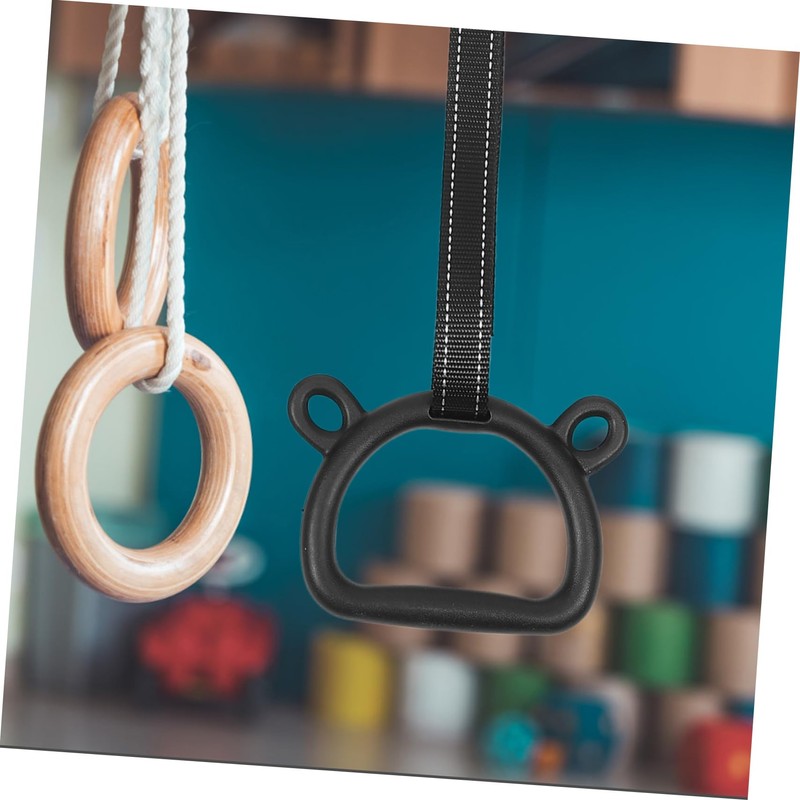 Kisangel Adjustable Children's Gymnastic Rings Home Workout Equipment Gymnastics Equipment