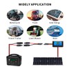 Ansoufien Solar Panel Connectors to SAE Adapter Cable 10FT, 10AWG