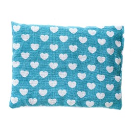 Miniblings Cherry Stone Pillow Cold 23 x 17 cm Hearts Turquoise