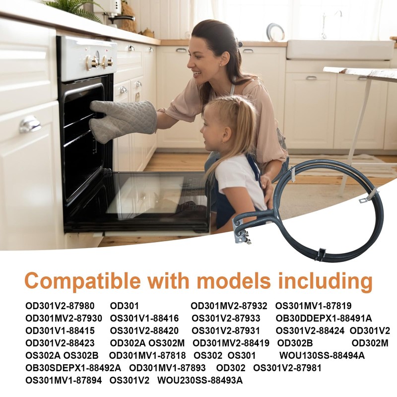 547680 Oven Heating Elements Compatible with Fisher Paykel and DCS