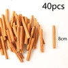 HERZONE Advent Wreath Decorative Cinnamon Sticks Decoration 40 Pieces Cinnamon